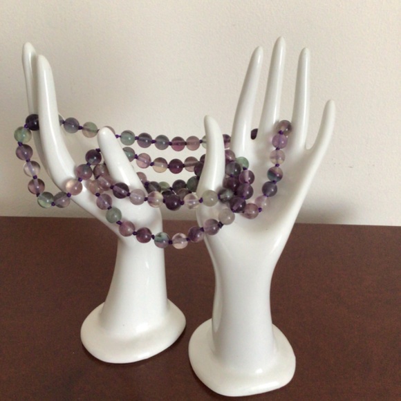 Fluorite beads/necklace - Picture 2 of 7